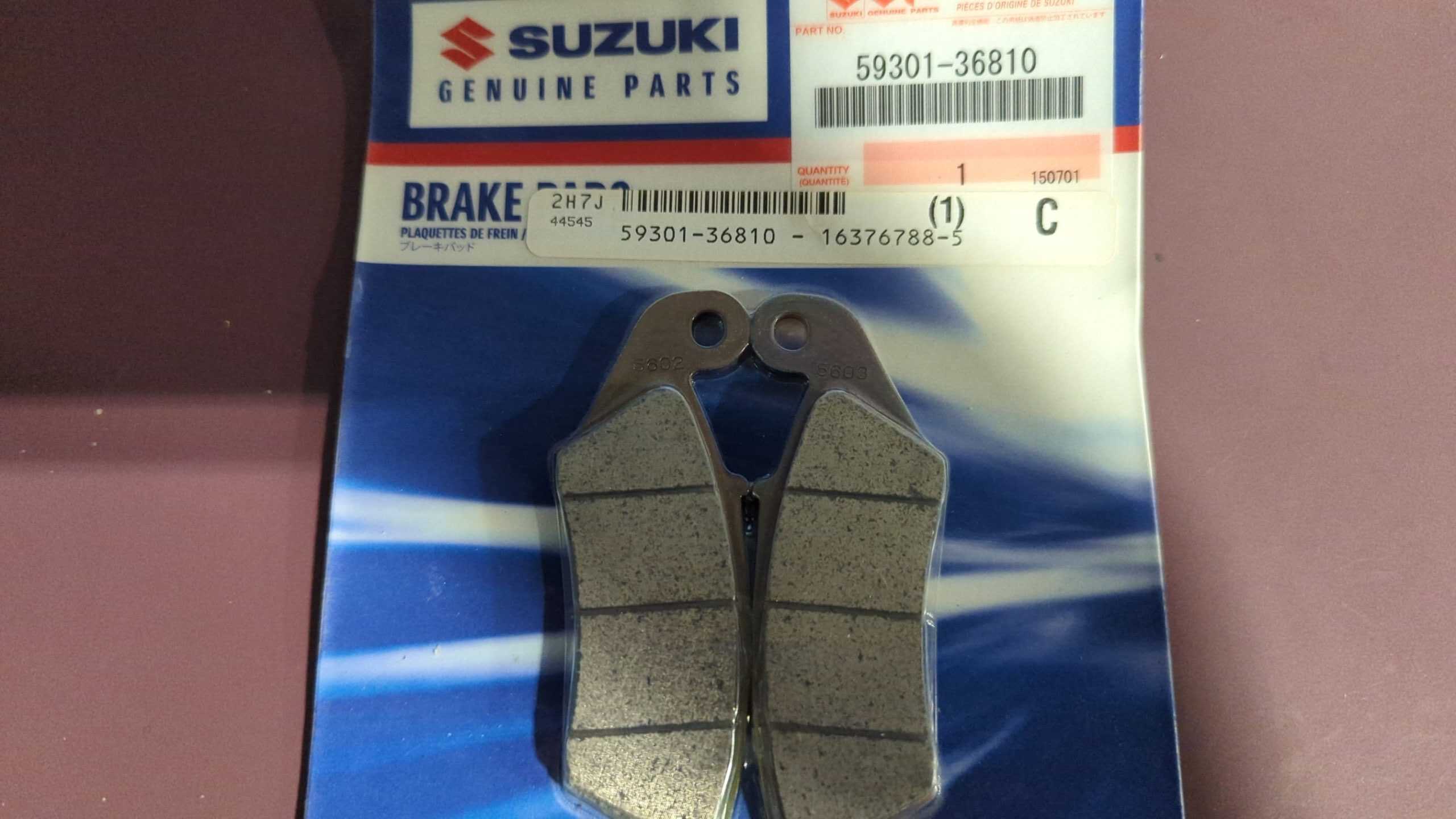 2001 - 2020 Suzuki RM125,250,RMX450,RM-Z450,250 BRAKE PAD Front