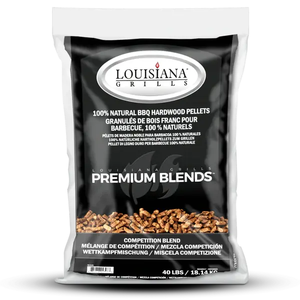 LOUISIANA GRILLS 40 LB COMPETITION BLEND HARDWOOD PELLETS