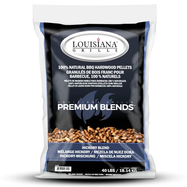 LOUISIANA GRILLS 40 LB HICKORY BLEND HARDWOOD PELLETS