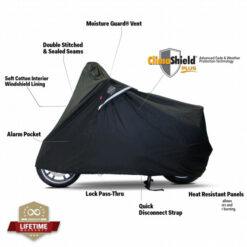 dowco weatherall scooter cover medium black part# p40014-0208
