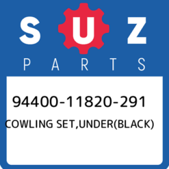 Alternative view of Suzuki 94400-11820-291 COWLING SET, UNDER (BLACK)