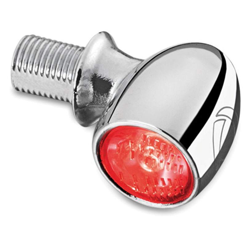 Kuryakyn Chrome Turn Signal with Red/Red LED