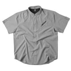 FLY BUTTON UP SHIRT GREY SM