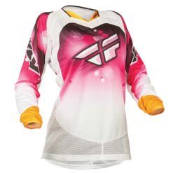 FLY RACING KINETIC JERSEYYOUTHS X-LARGE PINK / WHITE