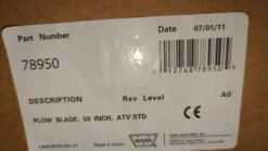 Warn PROVANTAGE PLOW STRAIGHT BLADE 50 Inch ATV 78950 - Image 3