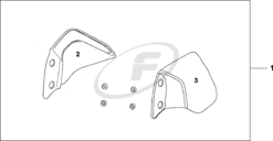2006 - 2008 Honda CBF1000 KNUCKLE VISOR