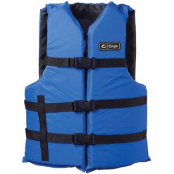Onyx Nylon General Purpose Life Jacket - Adult Universal - Blue