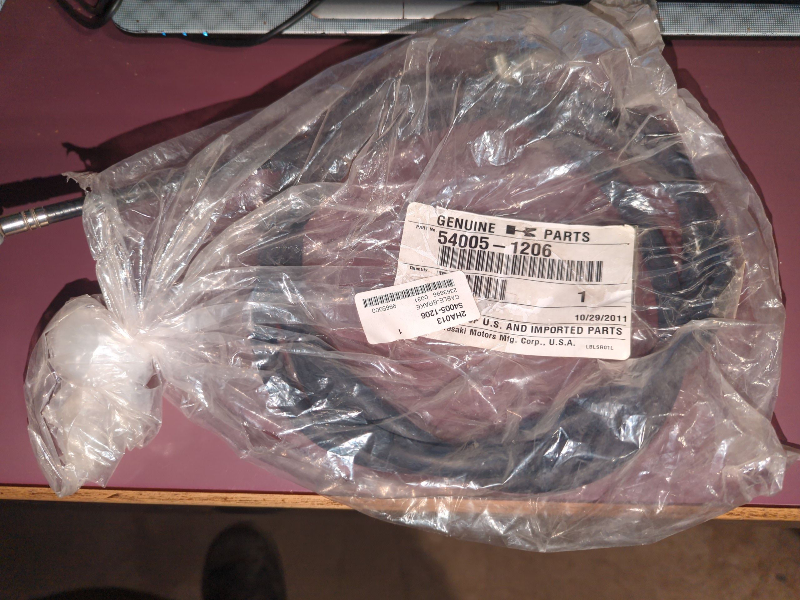 1997 - 2002 Kawasaki PRAIRIE 300,400 CABLE-BRAKE