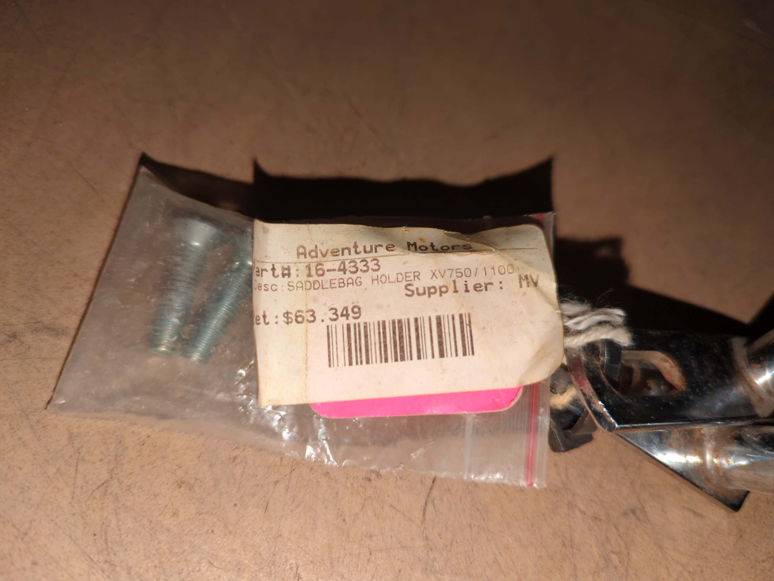 Yamaha XV750,1100 Saddle Bag Holder 16-4333 - Image 3