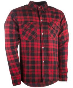 MARKSMAN RIDING FLANNEL - BLACK/RED MD