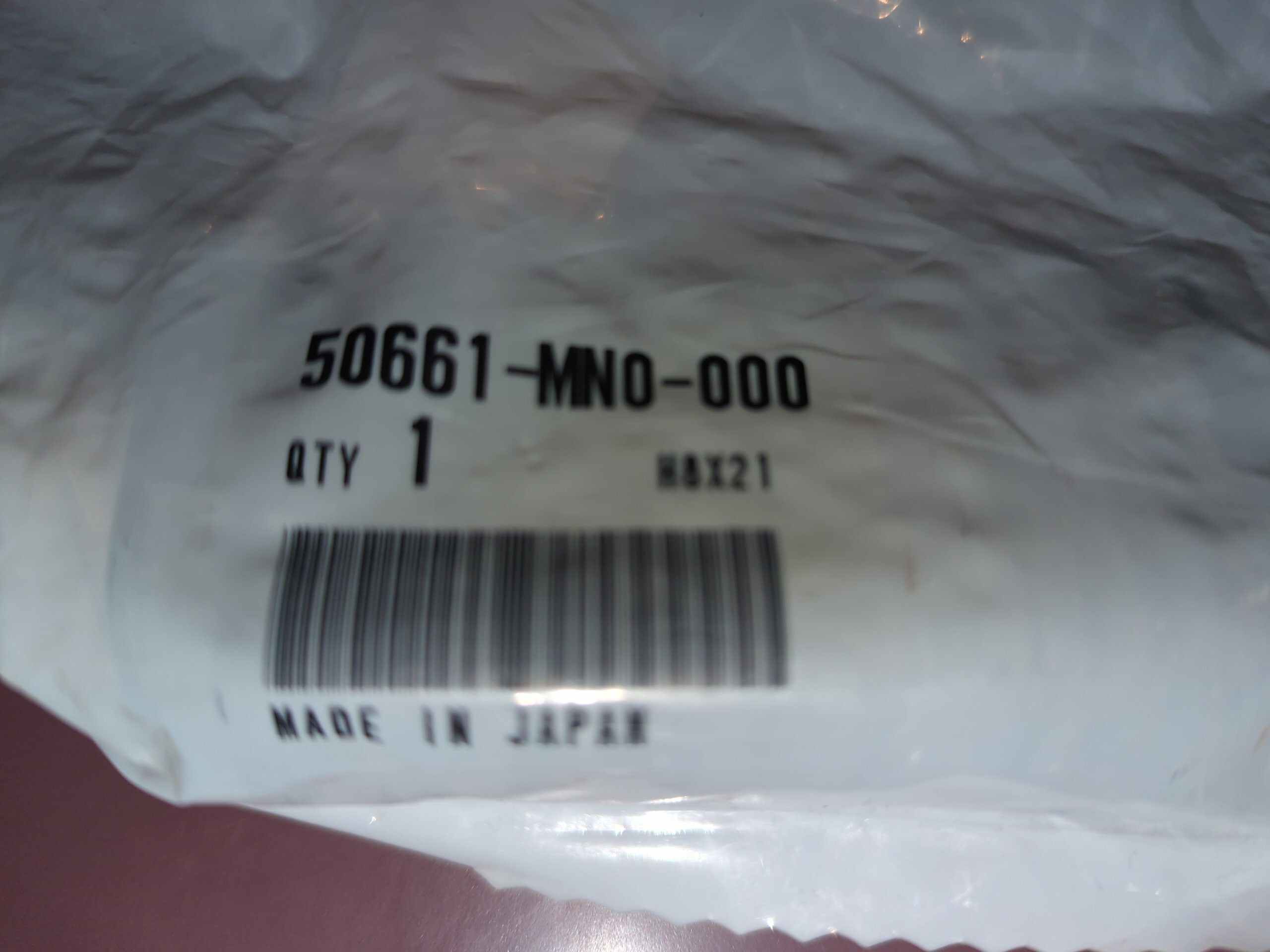 1987 - 2007 Honda VT600,VT750D,VF750,VTX1300 MAIN STEP RUBBER Foot Peg - Image 2
