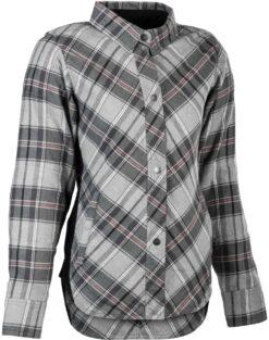 HIGHWAY 21 WOMEN'S ROGUE FLANNEL PINK/GREY XS