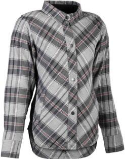 Highway 21  WOMEN'S ROGUE RIDING JACKET,  FLANNEL PINK/GREY LG