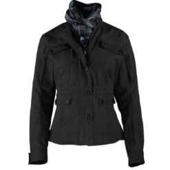 JRC WOMEN'S LUNA WAXED CANVAS JACKET 3XL - BLACK