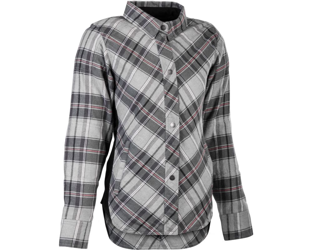 Highway 21 Women's Rogue Flannel Pink/Grey Size Small