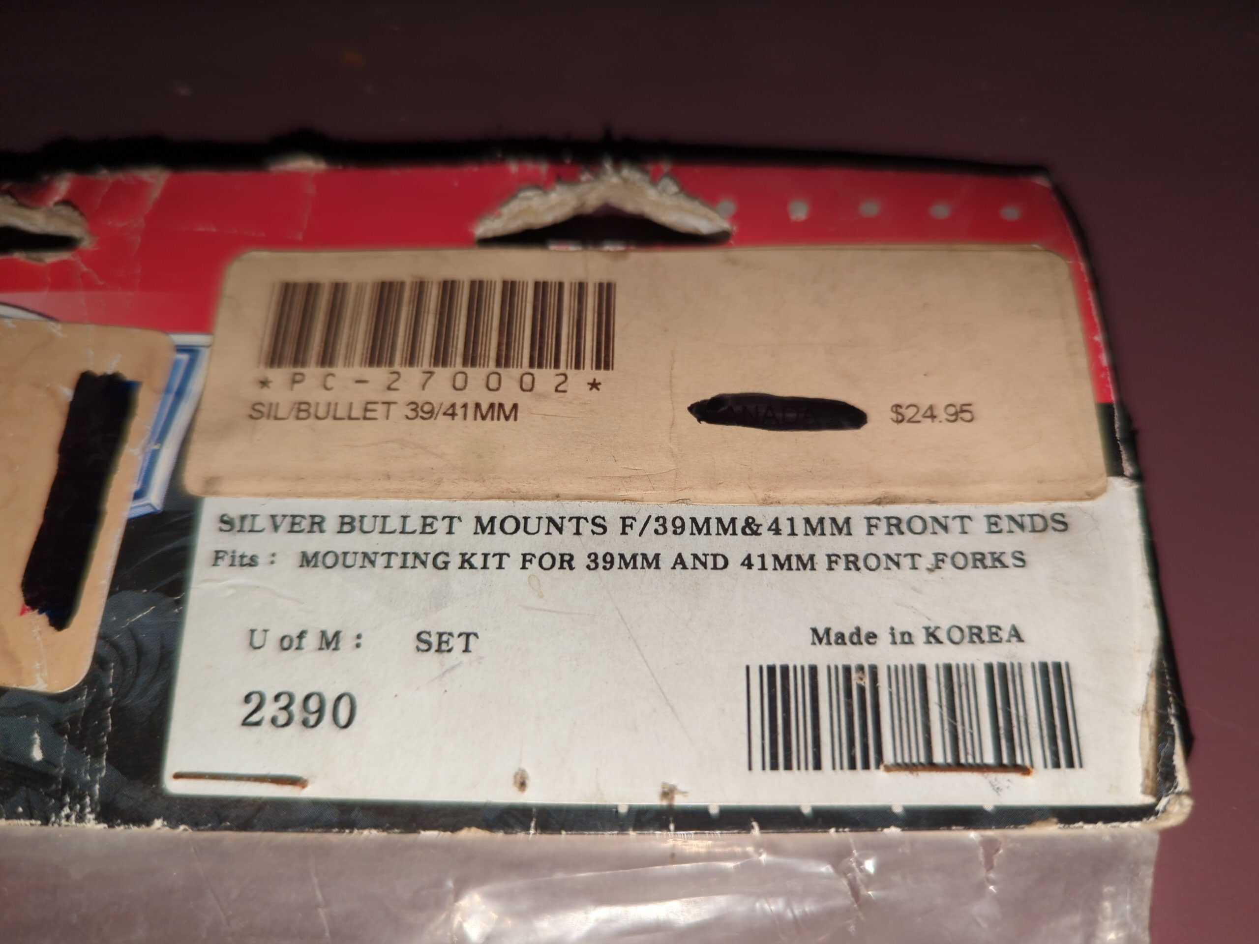 Kuryakyn Silver Bullet Mounting Kit - 2390 - Image 3