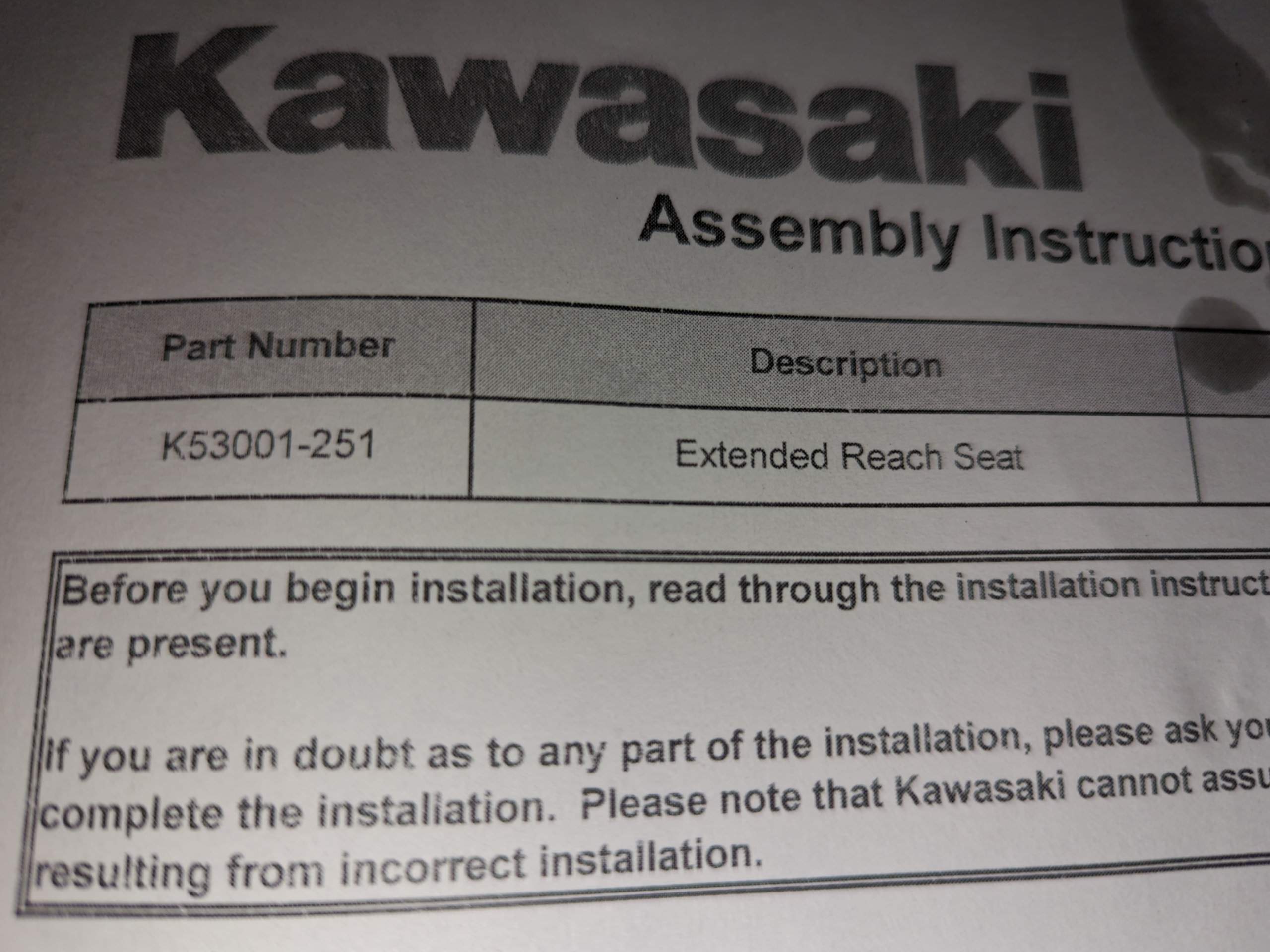 2018/2020 Kawasaki Vulcan EXTENDED REACH SEAT - Image 4