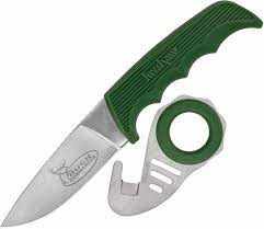 Kershaw Antelope Hunter II Fixed Blade Knife Zip-It Guthook,Leather Sheath,K1028