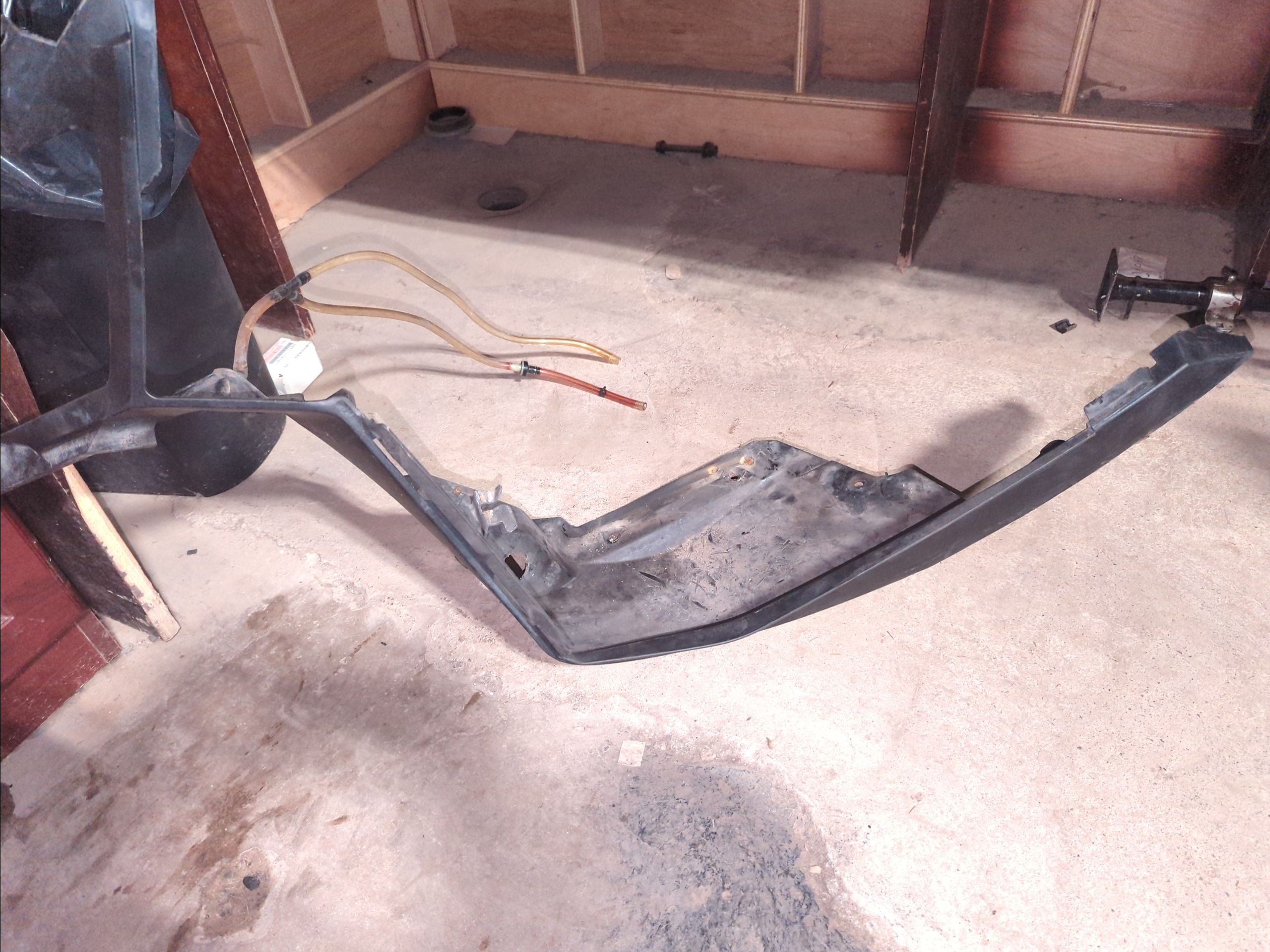 2008 - 2014 Ski Doo GSX,MX Z,GTX,Summit,Renegade Deep Black LH Bottom Pan - Image 5