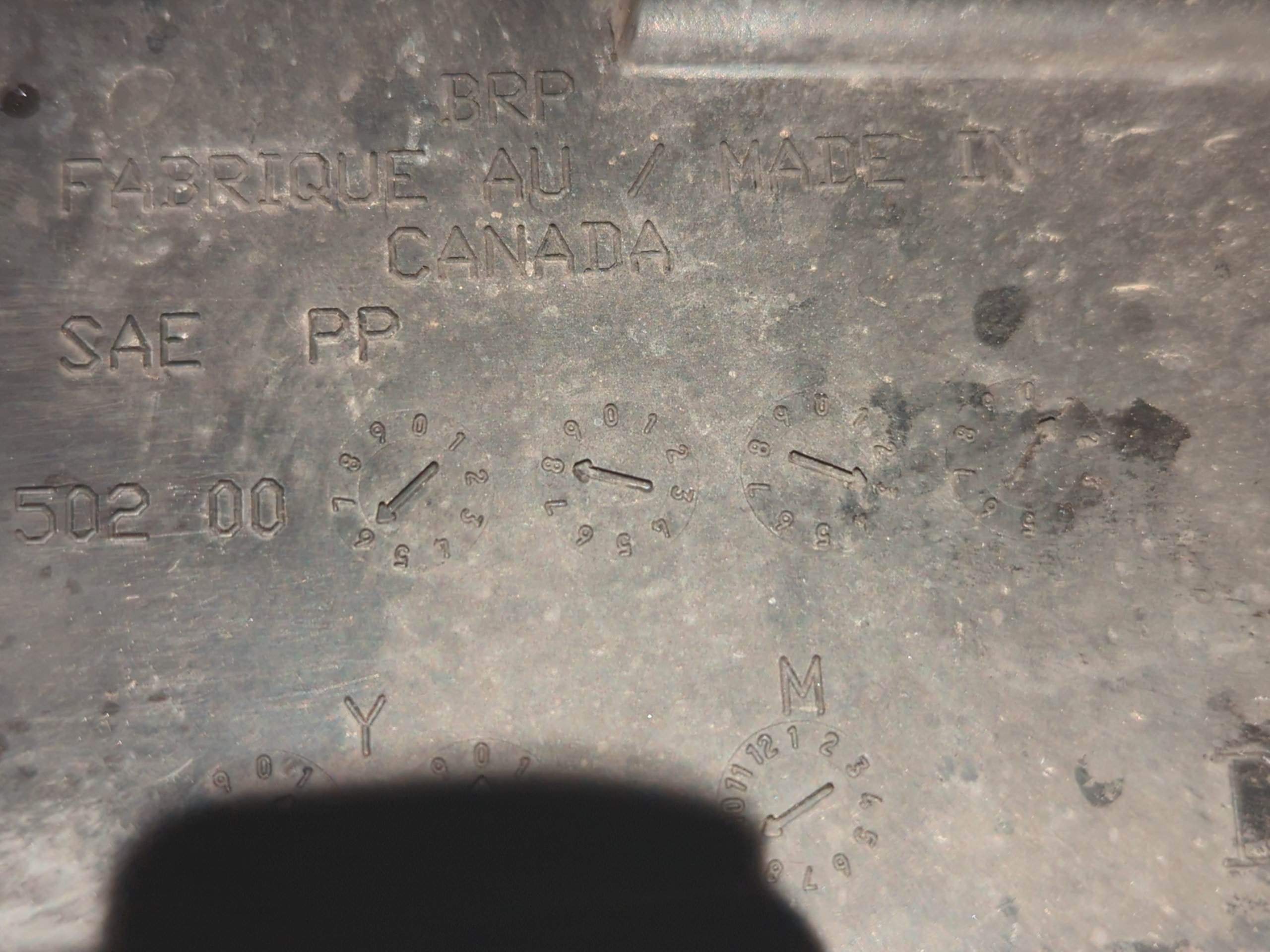 2008 - 2020 Ski Doo GSX,MXZ Summit,Renegade RH Bottom Pan - Image 2