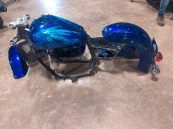 1999 Kawasaki Vulcan Nomad Complete Custom Fenders Cargo Boxes And Gas Tank - Image 5
