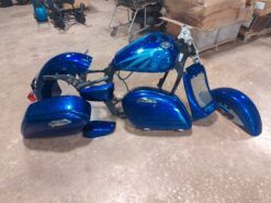 1999 Kawasaki Vulcan Nomad Complete Custom Fenders Cargo Boxes And Gas Tank - Image 16