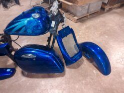 1999 Kawasaki Vulcan Nomad Complete Custom Fenders Cargo Boxes And Gas Tank - Image 14