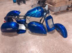 1999 Kawasaki Vulcan Nomad Complete Custom Fenders Cargo Boxes And Gas Tank - Image 13