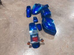 1999 Kawasaki Vulcan Nomad Complete Custom Fenders Cargo Boxes And Gas Tank - Image 3