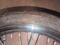 2003 KAWASAKI  VULCAN  EN500 FRONT WHEEL + RIM 90/90-19 - Image 6