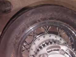2003 KAWASAKI VULCAN EN500 Rear WHEEL + RIM - Image 3