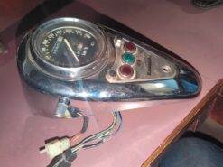 1997 - 2009 Kawasaki VULCAN 500 LTD,VULCAN 800 CLASSIC SPEEDOMETER,KPH With Cover & Indicator lights - Image 5
