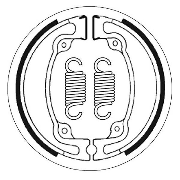 SBS BRAKE SHOES 2042