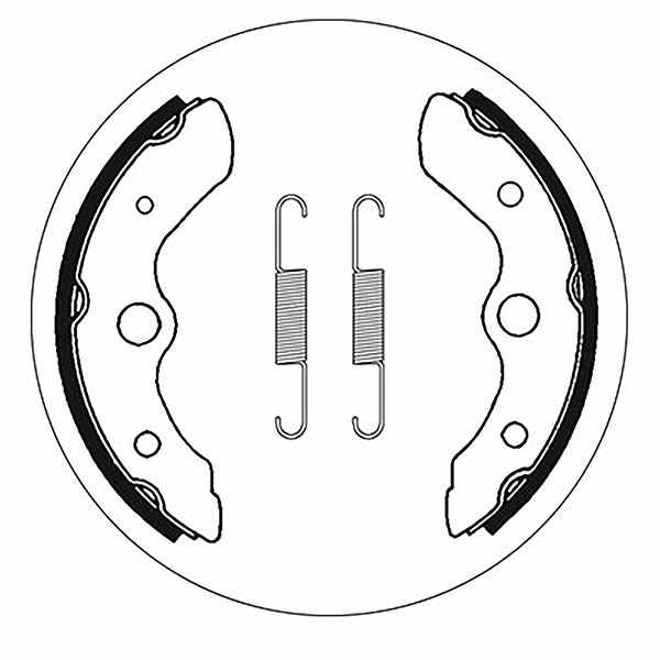SBS BRAKE SHOES 2044