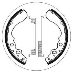 SBS BRAKE SHOES 2053