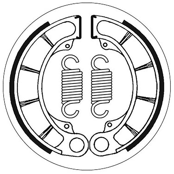SBS BRAKE SHOES 2059