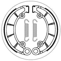 SBS BRAKE SHOES 2072