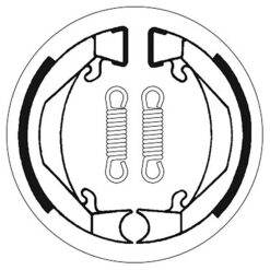 SBS BRAKE SHOES 2074