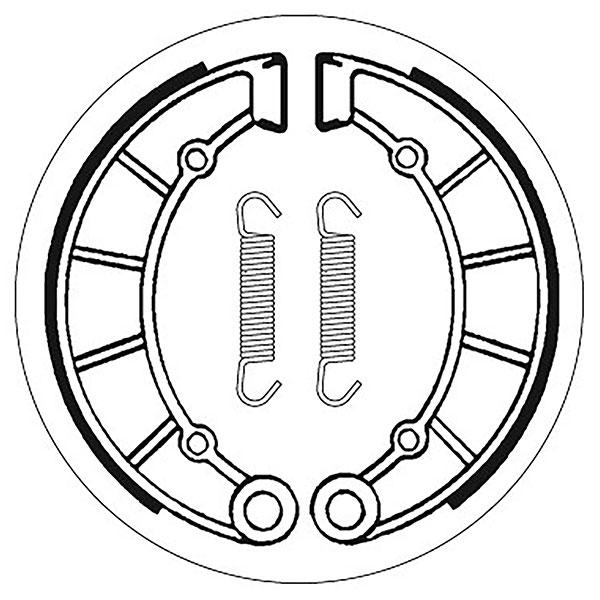 SBS BRAKE SHOES 2091