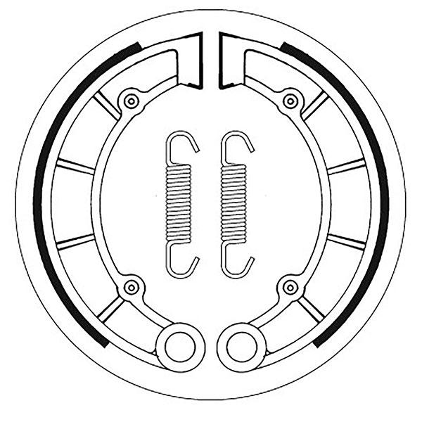 SBS BRAKE SHOES 2197