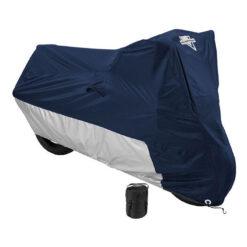 NR DELUXE MC COVER NAVY/SIL 2X