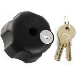 RAM KNOB W/LOCK & 1/4''-20 BRA