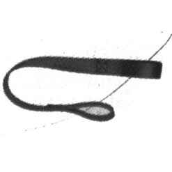 TI DWN ASSIST STRPS 18''BLK PR