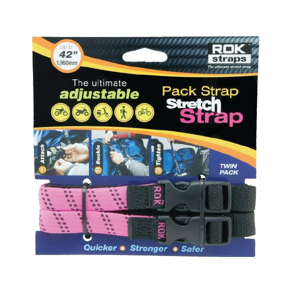 ROK STRAP 5/8 X 42" PINK