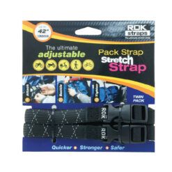 ROK STRAP 5/8 X42" BLK REFLEC