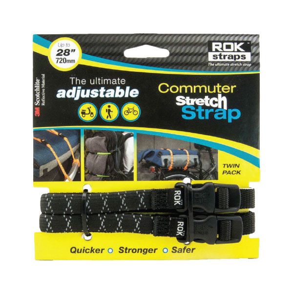 ROK STRAP 1/2X28" BLK REFLEC
