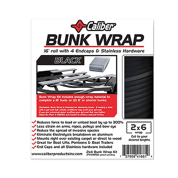 CALIBER BUNKWRAP BLK 16'X2X6"