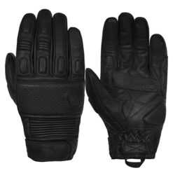 ROURKE LEATHER GLOVES BLK SM
