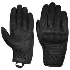 HENDRIX LEATH/MESH GLV BLK MD