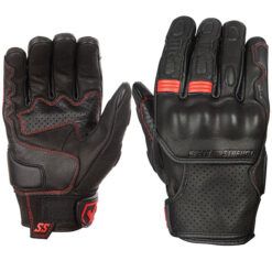 TWIST OF FATE GLOVE RED/BLK 2X